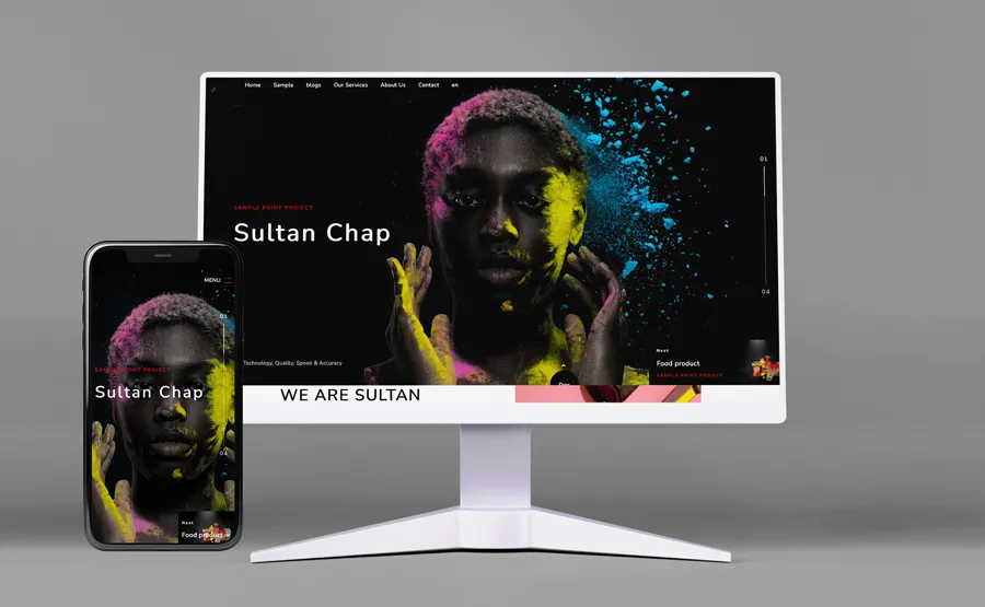 طراحی فروشگاه لوازم جانبی موبایل